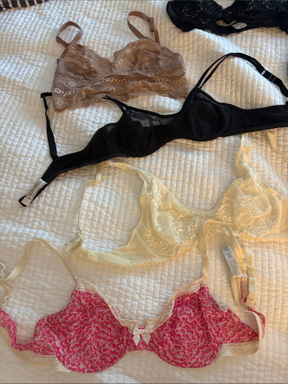 Women’s 34B bra lot-princesse tam tam, natori, lucky brand, wonderbra, Olga